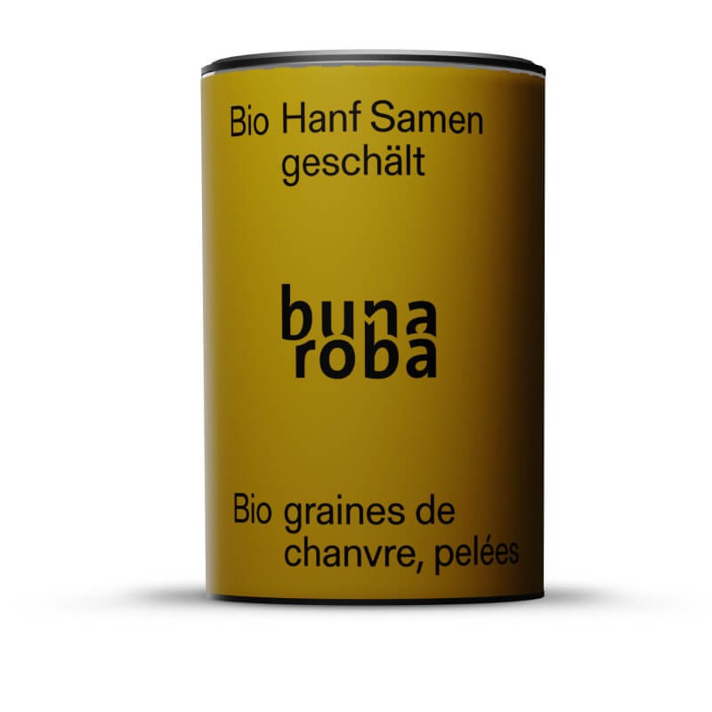 bunaroba Bio Hanf Samen geschält (200g)