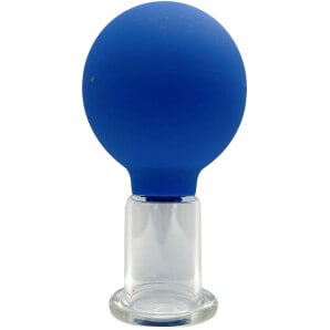 Nine Needles Schröpfglas mit Ball, blau, Ø 3.5cm (1 Stk)