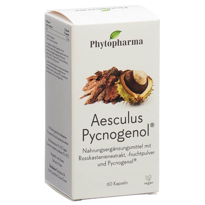 Phytopharma Aesculus Pycnogenol Kapseln (60 Stk)
