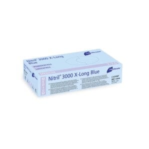 Meditrade Nitrilhandschuhe 3000 M blau puderfrei unsteril (100 Stk)