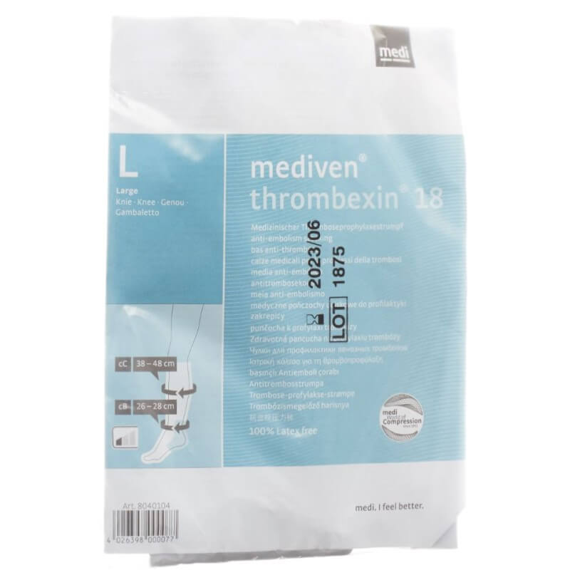 Mediven A-D Kniestrumpf L Thrombexin 18 (1 Paar)