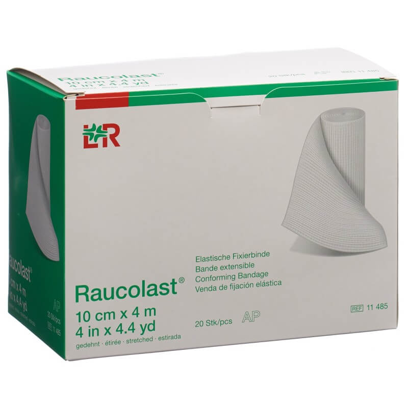 Raucolast elastische Fixierbinde 10cmx4m (20 Stk)