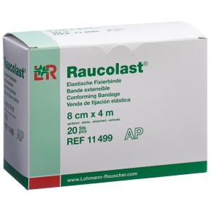 Raucolast elastische Fixierbinde 8cmx4m (20 Stk)