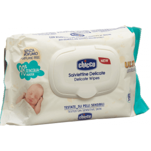 Chicco cleaning wipes ultrasoft & pure (60pcs)