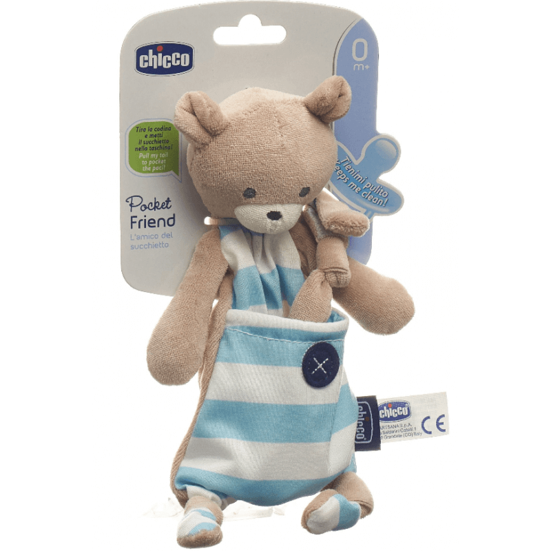 Chicco pacifier holder POCKET FRIENDS Boy
