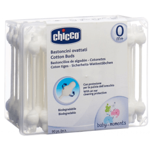 CHICCO Tamponi di sicurezza in cotone SICURNET (90pz)