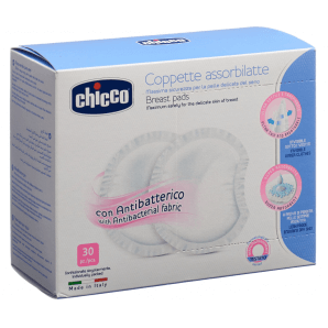 CHICCO Pad per l'allattamento leggero e sicuro antibatterico (60pcs)