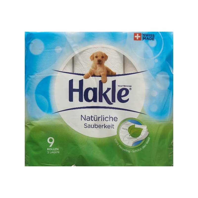 Hakle Natural Propreté (9 pièces)
