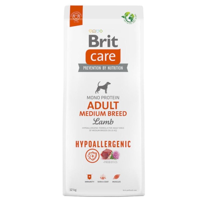 Brit Care Can Adult Medium Breed Hypoallergenic - Lamm (12kg)