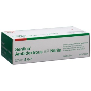 Sentina Ambidextrous S 6-7 Nitrile puderfrei (200 Stk)