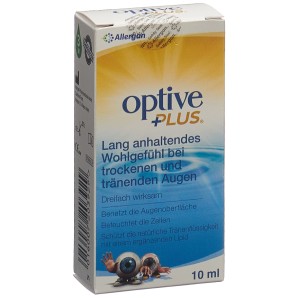 optive Plus eye care drops...