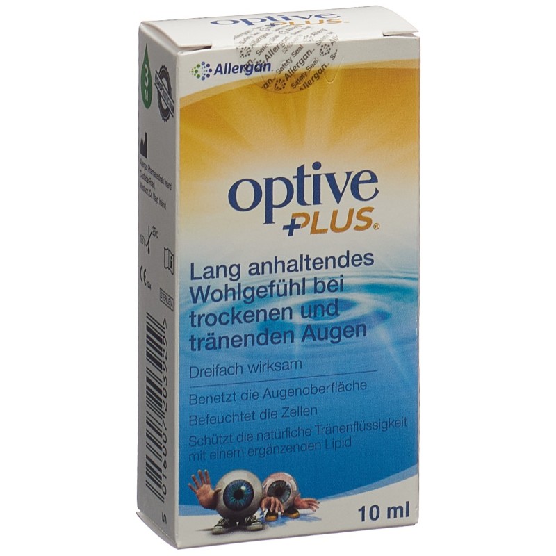OPTIVE Plus Augen-Pflegetropfen Fl 10 ml