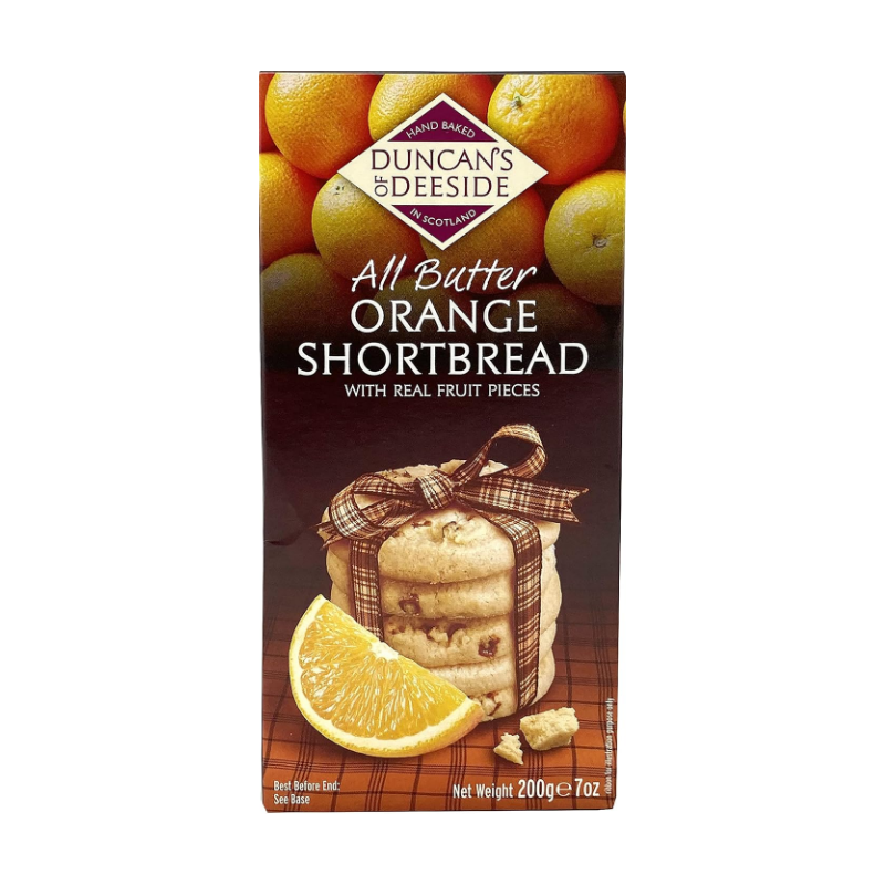 Duncan's of Deeside Shortbread Orange Chocolate Chip (200g)