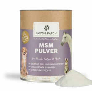 Paws and Patch MSM Pulver Hunde/Katzen/Pferde (250g)