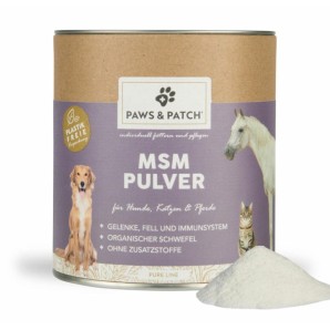 Paws and Patch MSM Pulver Hunde/Katzen/Pferde (400g)