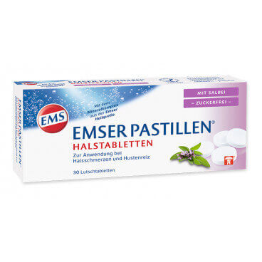 EMSER pastilles with sage, sugar-free (30 pieces)