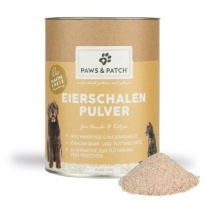 Paws and Patch Eierschalen Pulver Hunde/Katzen (350g)