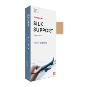 VENOSAN SILK A-D Support Socks M beige (1 Stk)