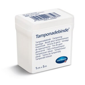 DermaPlast Tamponadebinde 1cmx5m steril (1 Stk)