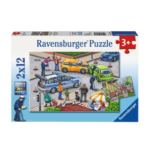 Ravensburger Puzzle mit Blaulicht unterwegs 2 x 12 Teile (1 Stk)