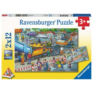 Ravensburger Puzzle Strassenbaustelle 2 x 12 Teile (1 Stk)