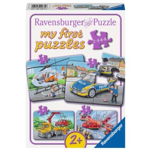 Ravensburger Puzzle Meine Einsatzfahrzeuge 2/4/6/8 Teile (1 Stk)