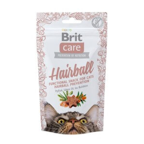 Brit Care Fel Adult Snack Hairball (12x50g)