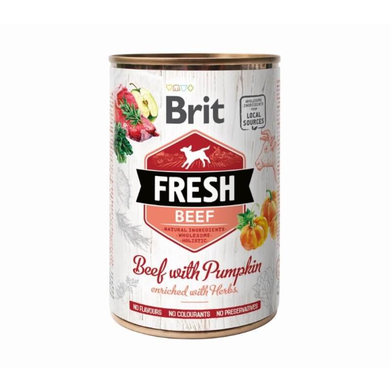 Brit Fresh Can Rind mit Kürbis (6x400g)