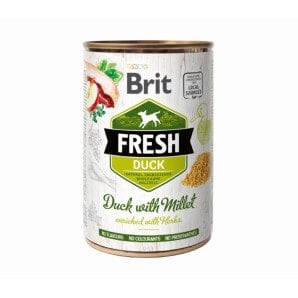 Brit Fresh Can Ente mit Hirse (6x400g)