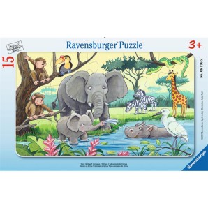 Ravensburger Puzzle Tiere Afrikas 15 Teile (1 Stk)