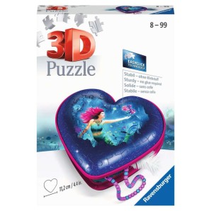 Ravensburger 3D Puzzle Herzschatulle Bezaubernde Meerjungfrauen (1 Stk)