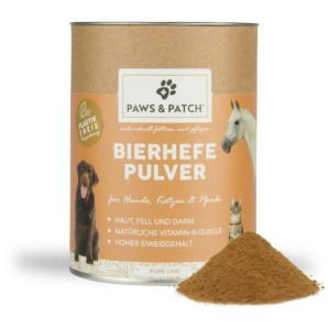 Paws and Patch Bierhefe Pulver Hunde/Katzen/Pferde (250g)