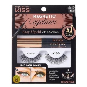Kiss Magnetic Eyeliner & Lash Kit Charm (1 Stk)