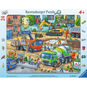 Ravensburger Puzzle Auf der Baustelle ist was los! 24 Teile (1 Stk)