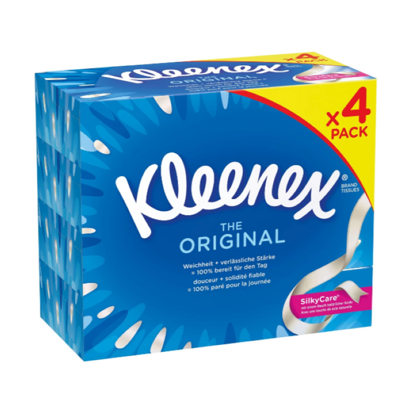 Kleenex Original Kosmetiktücher Box Single (4x72 Stk)