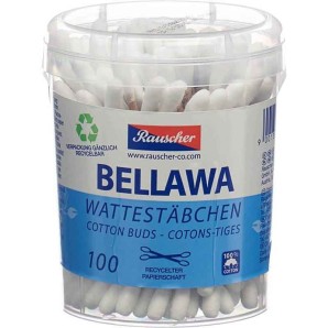 BELLAWA Wattestäbchen Runddose (160 Stk)