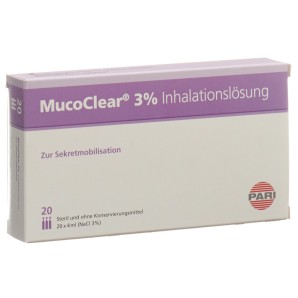 PARI MucoClear 3 % NaCl Inhalationslös 20 Amp 4 ml
