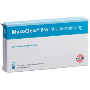 PARI MucoClear 6 % NaCl Inhalationslös 20 Amp 4 ml