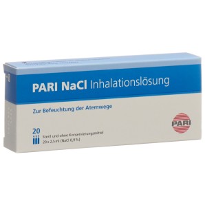 PARI NaCl 0.9 % Inhalationslösung 20 Amp 2.5 ml