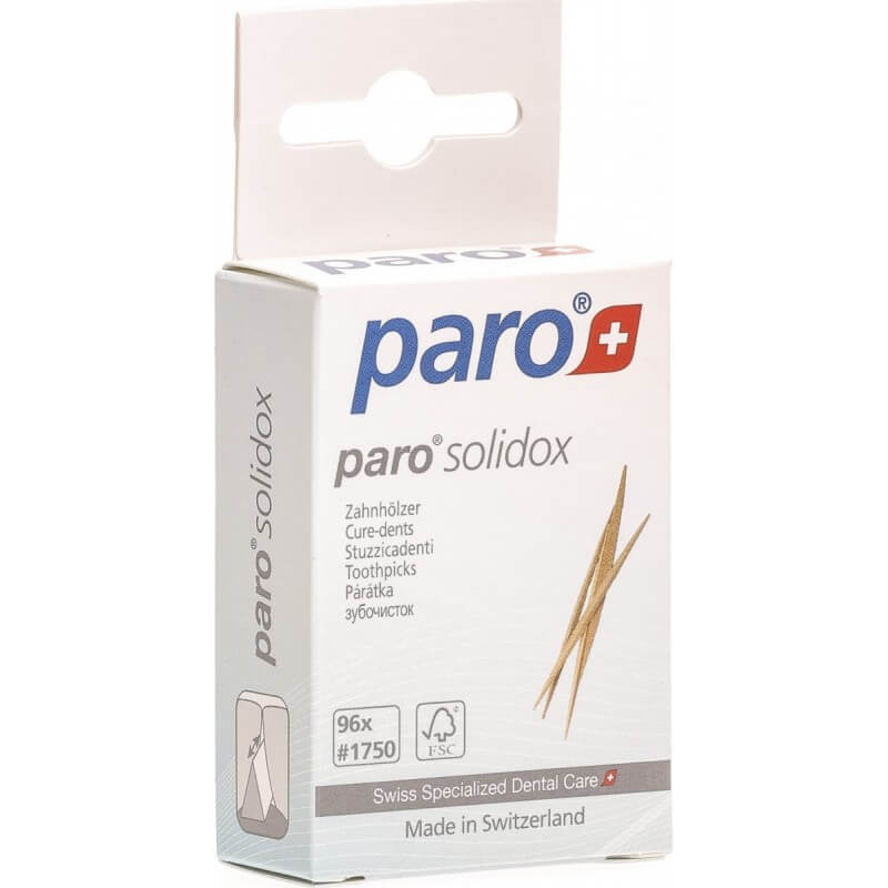 Paro solidox toothed wood medium double-ended (96 pieces)