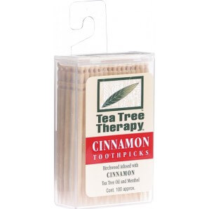 Tea Tree Therapy cinnamon toothpicks (100 pcs)