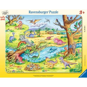 Ravensburger Puzzle Die kleinen Dinosaurier 15 Teile (1 Stk)