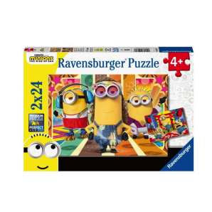 Ravensburger Puzzle Die Minions in Aktion 2x24 Teile (1 Stk)