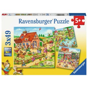 Ravensburger Puzzle Ferien auf dem Land 3x49 Teile (1 Stk)