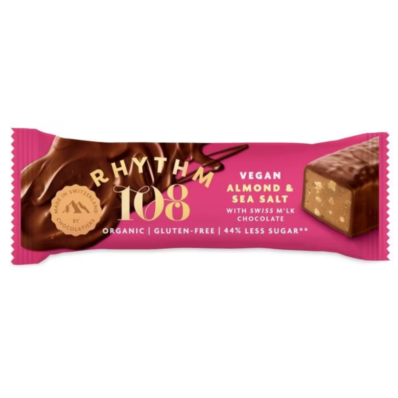 RHYTHM108 Bio Sweet 'N' Salty Almond Chocolate Bar (33g)