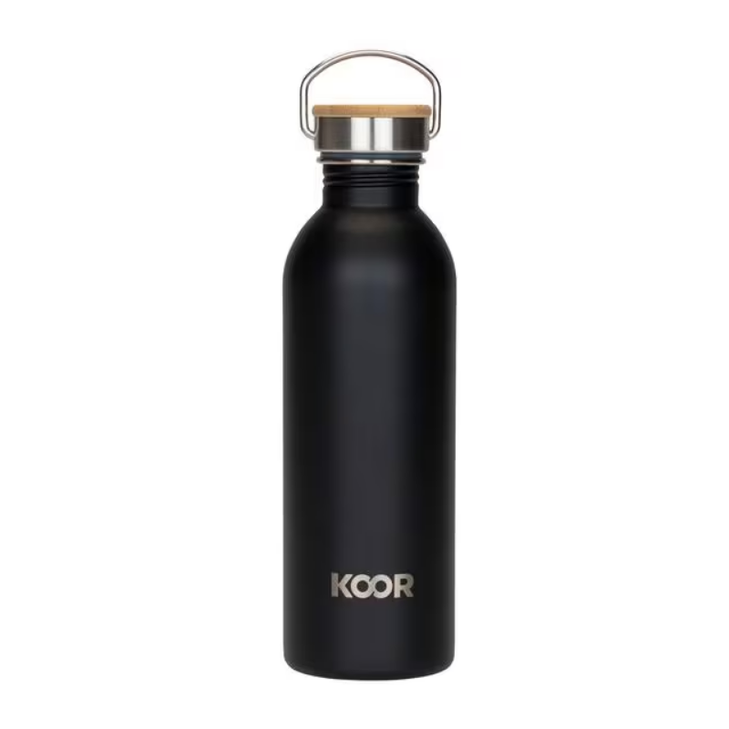 KOOR Trinkflasche Nero Legno (1 Liter)