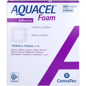 ConvaTec AQUACEL Foam adhäsiv 12.5x12.5cm (10 Stk)
