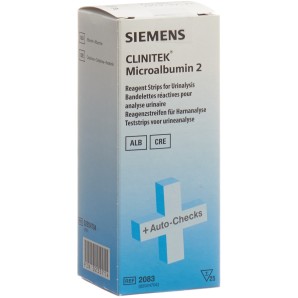 CLINITEK Reagenzstreifen Microalbumin 2 (25 Stk)
