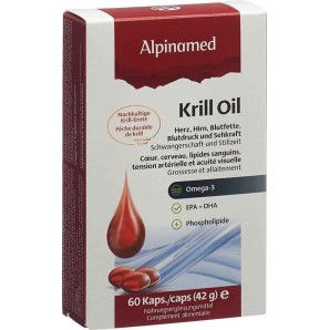 Alpinamed Capsules d'huile de krill (60 pièces)