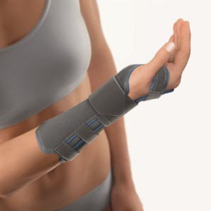 Bort Arm- und Handgelenkschiene M, rechts, grau (1 Stk)